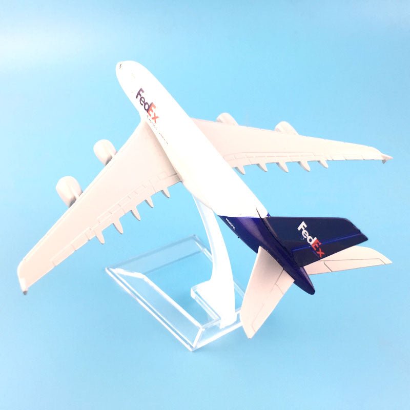 A380 FEDEX EXPRESS AIRLINE MODEL PLANE AIRCRAFT KIDS TOYS 16CM ALLOY METAL MODEL PLANE - PILOTSX