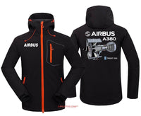 Thumbnail for A80 ENGINE WATERPROOF WINDPROOF SOFTSHELL HOODED JACKET - PILOTSX