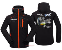 Thumbnail for A80 ENGINE WATERPROOF WINDPROOF SOFTSHELL HOODED JACKET - PILOTSX