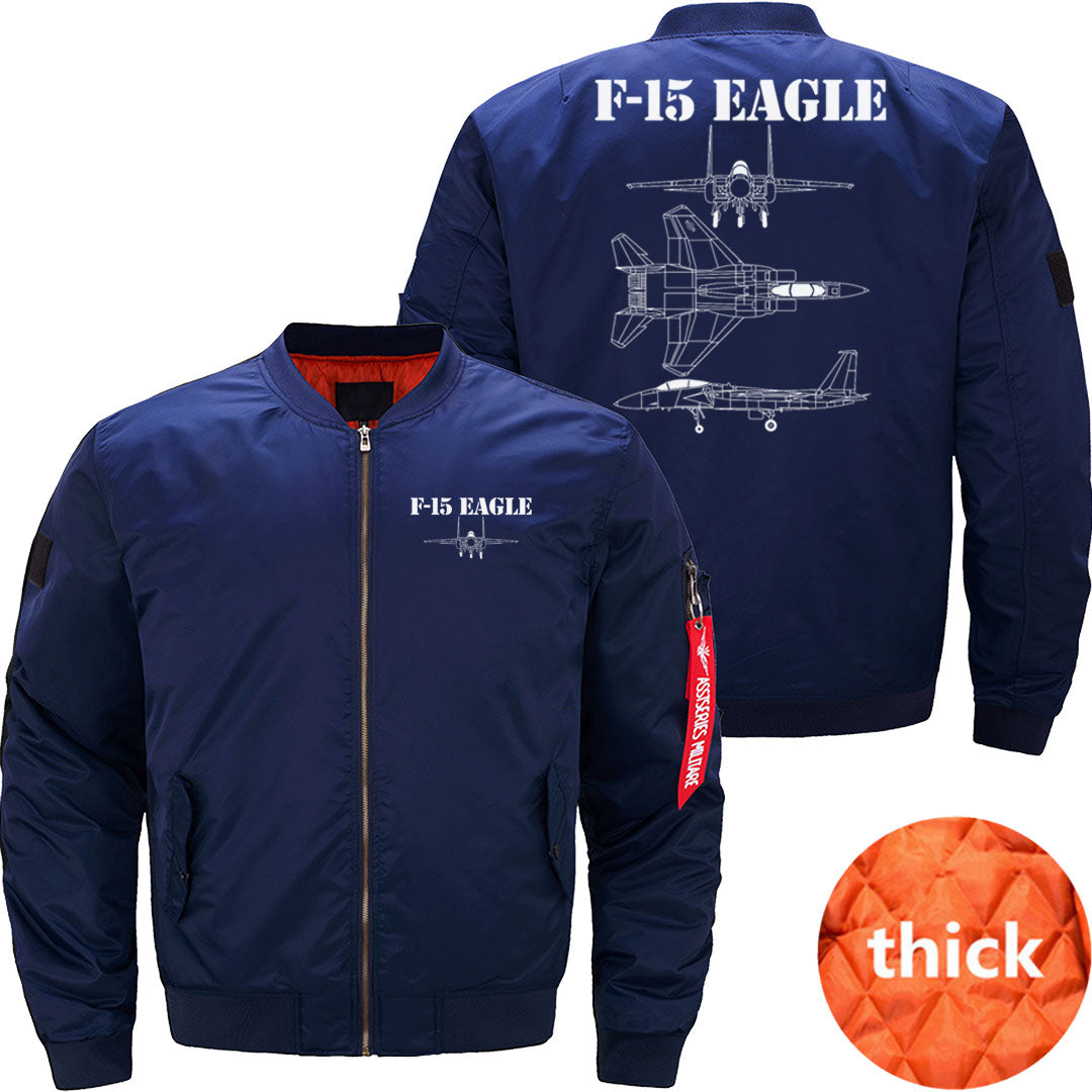 F-15 Eagle Fighter Jet Pilot Military Aircraft F15 JACKET THE AV8R