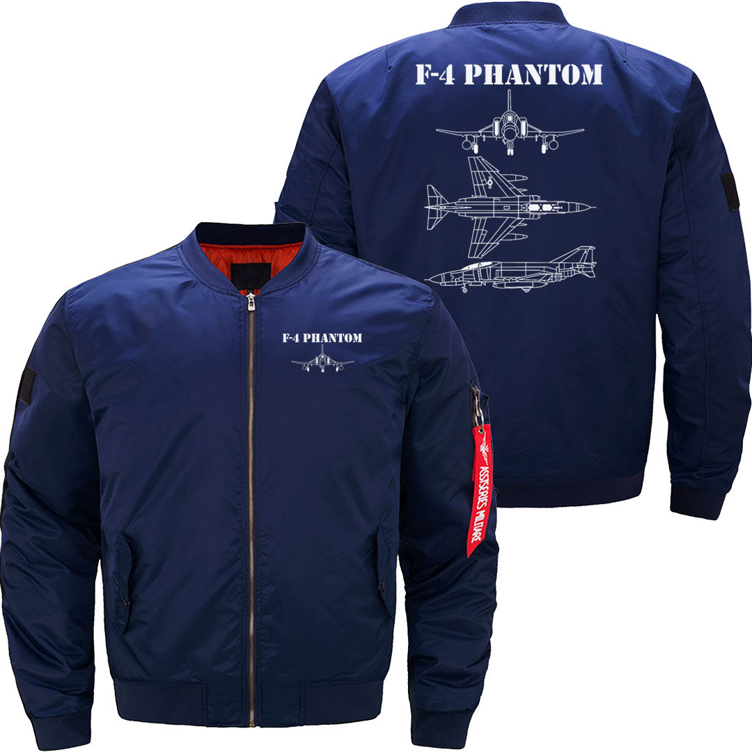 F-4 Phantom Fighter Jet Pilot Military JACKET THE AV8R