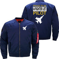 Thumbnail for proud fighter jet pilot airplane gift airplane JACKET THE AV8R