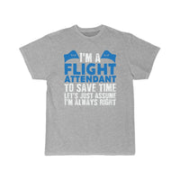 Thumbnail for Flight Attendant Joke Stewardess Air Hostess T-SHIRT THE AV8R