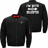 Thumbnail for HELICOPTER Ma-1 Bomber Jacket Flight Jacket Aviator Jacket THE AV8R