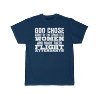 Thumbnail for Flight Attendant Joke God Stewardess Air Hostess T-SHIRT THE AV8R