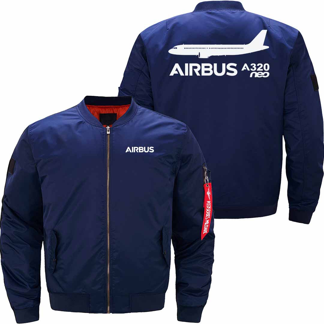 AIRBUS A320 Ma-1 Bomber Jacket Flight Jacket Aviator Jacket THE AV8R