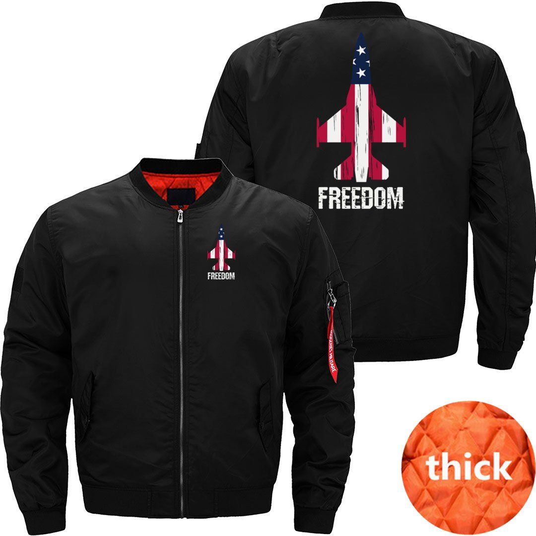 FREEDOM USA Military Fighter Jet JACKET THE AV8R