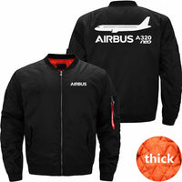 Thumbnail for AIRBUS A320 Ma-1 Bomber Jacket Flight Jacket Aviator Jacket THE AV8R