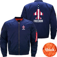 Thumbnail for FREEDOM USA Military Fighter Jet JACKET THE AV8R