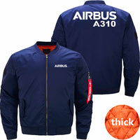 Thumbnail for AIRBUS A310 Ma-1 Bomber Jacket Flight Jacket Aviator Jacket THE AV8R