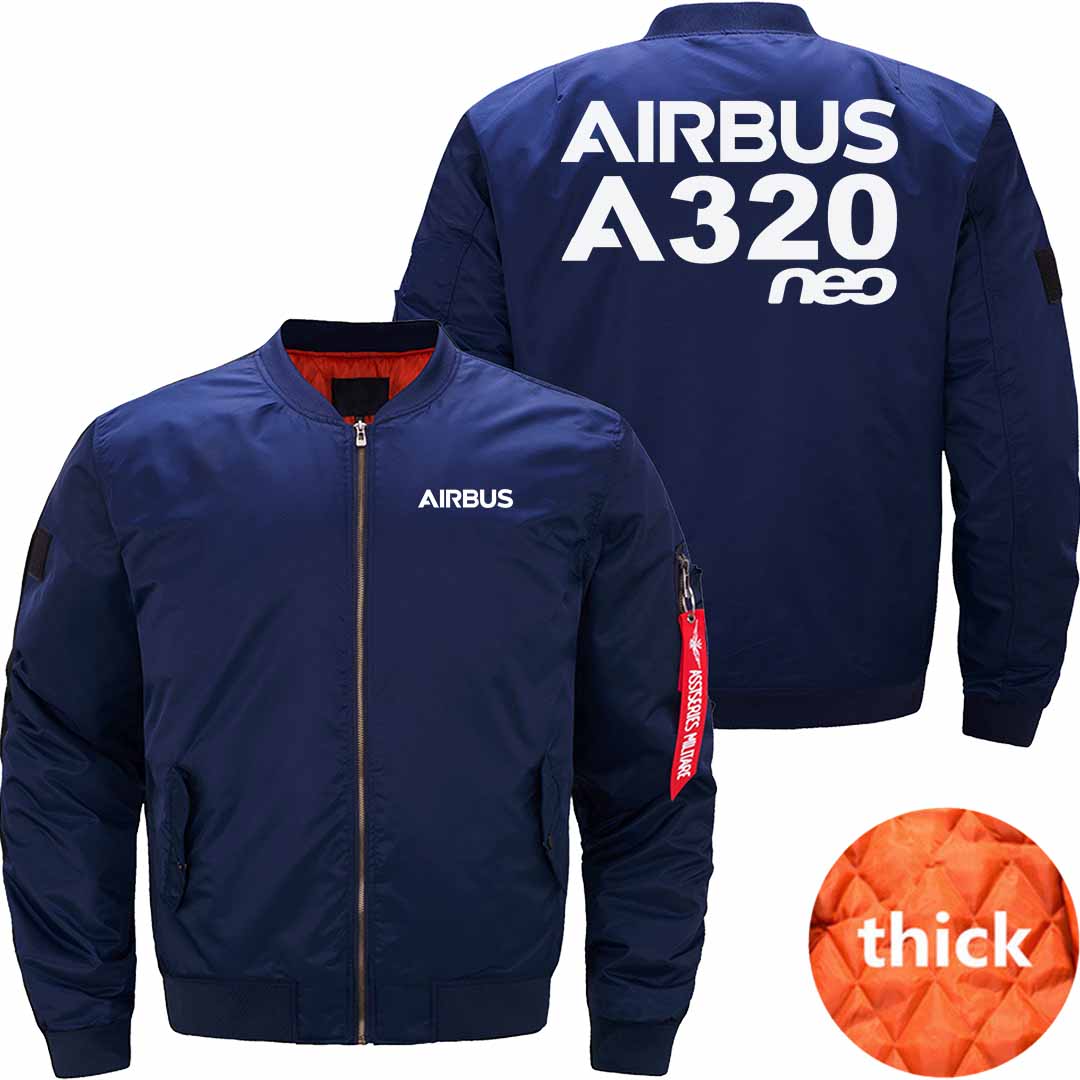 AIRBUS A320 Ma-1 Bomber Jacket Flight Jacket Aviator Jacket THE AV8R