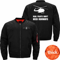 Thumbnail for HELICOPTER Ma-1 Bomber Jacket Flight Jacket Aviator Jacket THE AV8R