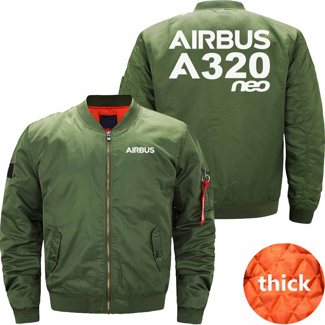 AIRBUS A320 Ma-1 Bomber Jacket Flight Jacket Aviator Jacket THE AV8R