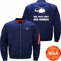 Thumbnail for HELICOPTER Ma-1 Bomber Jacket Flight Jacket Aviator Jacket THE AV8R