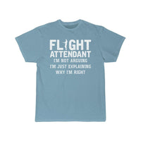 Thumbnail for Flight Attendant Joke Always Right Stewardess T-SHIRT THE AV8R