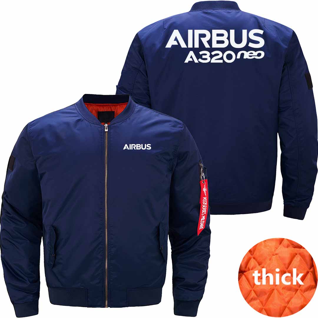 AIRBUS A320 Ma-1 Bomber Jacket Flight Jacket Aviator Jacket THE AV8R