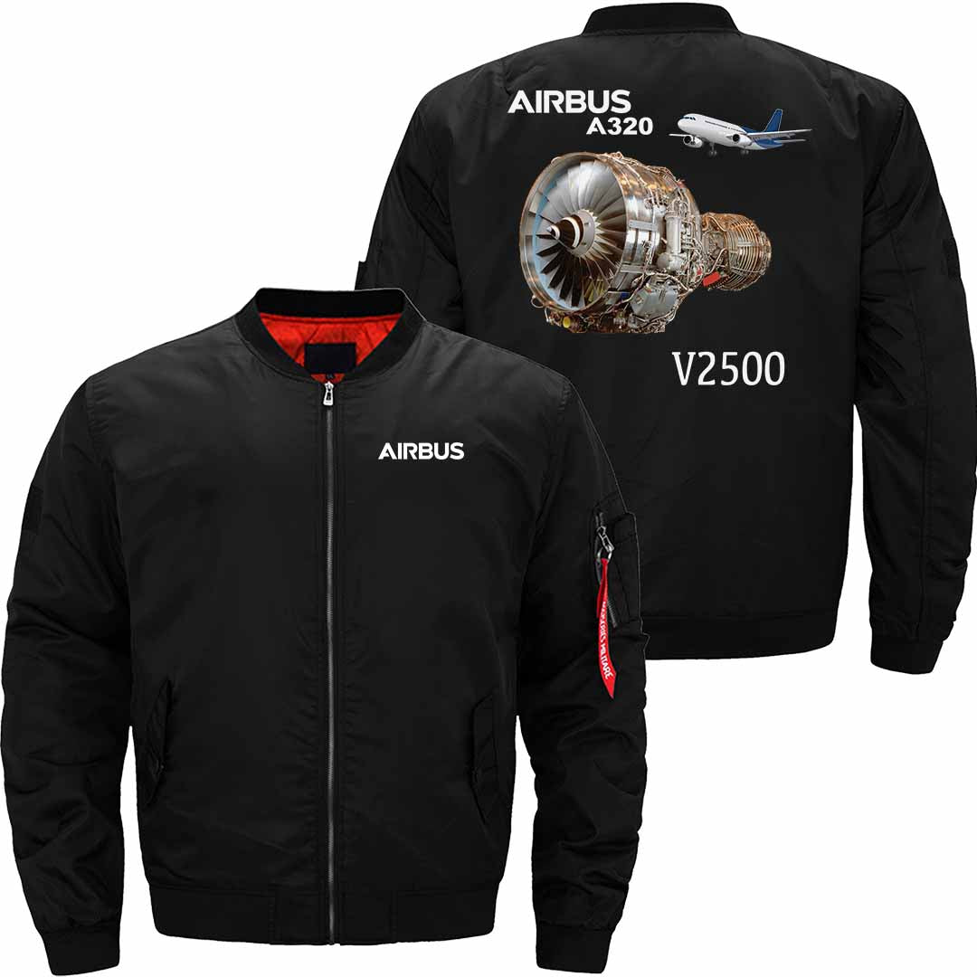 AIRBUS A320 Ma-1 Bomber Jacket Flight Jacket Aviator Jacket THE AV8R