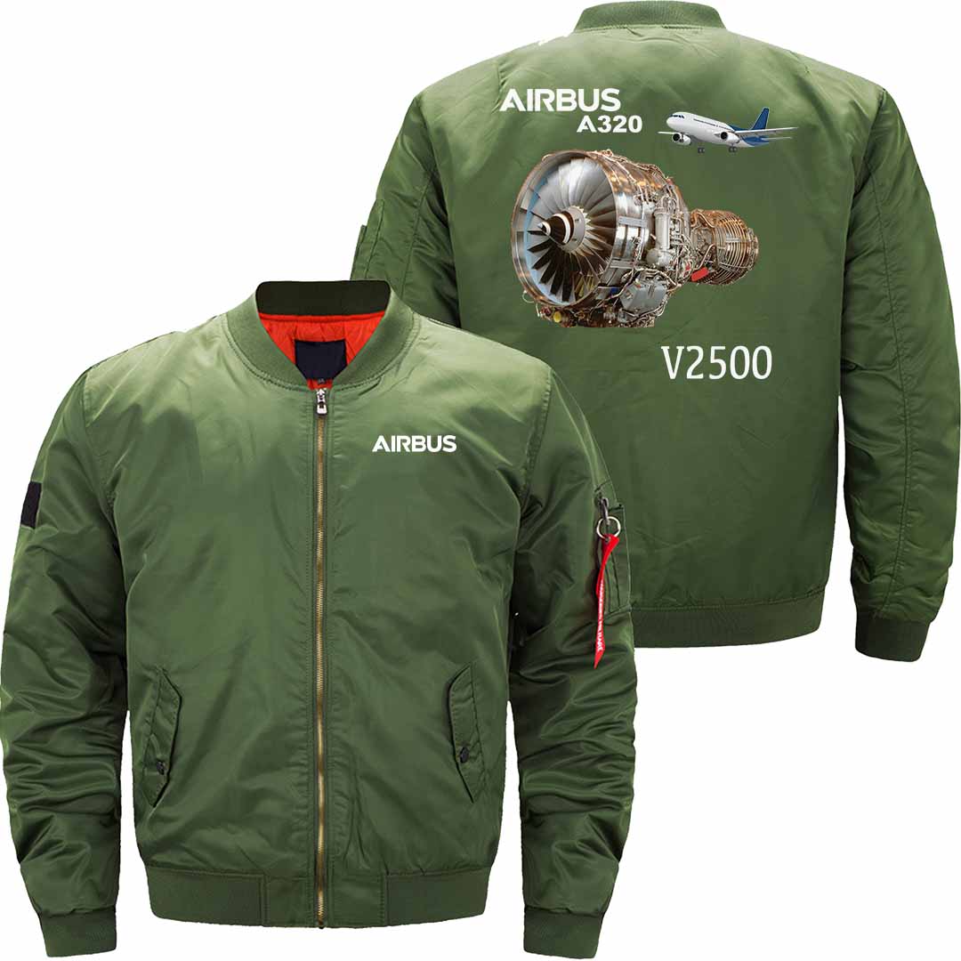 AIRBUS A320 Ma-1 Bomber Jacket Flight Jacket Aviator Jacket THE AV8R