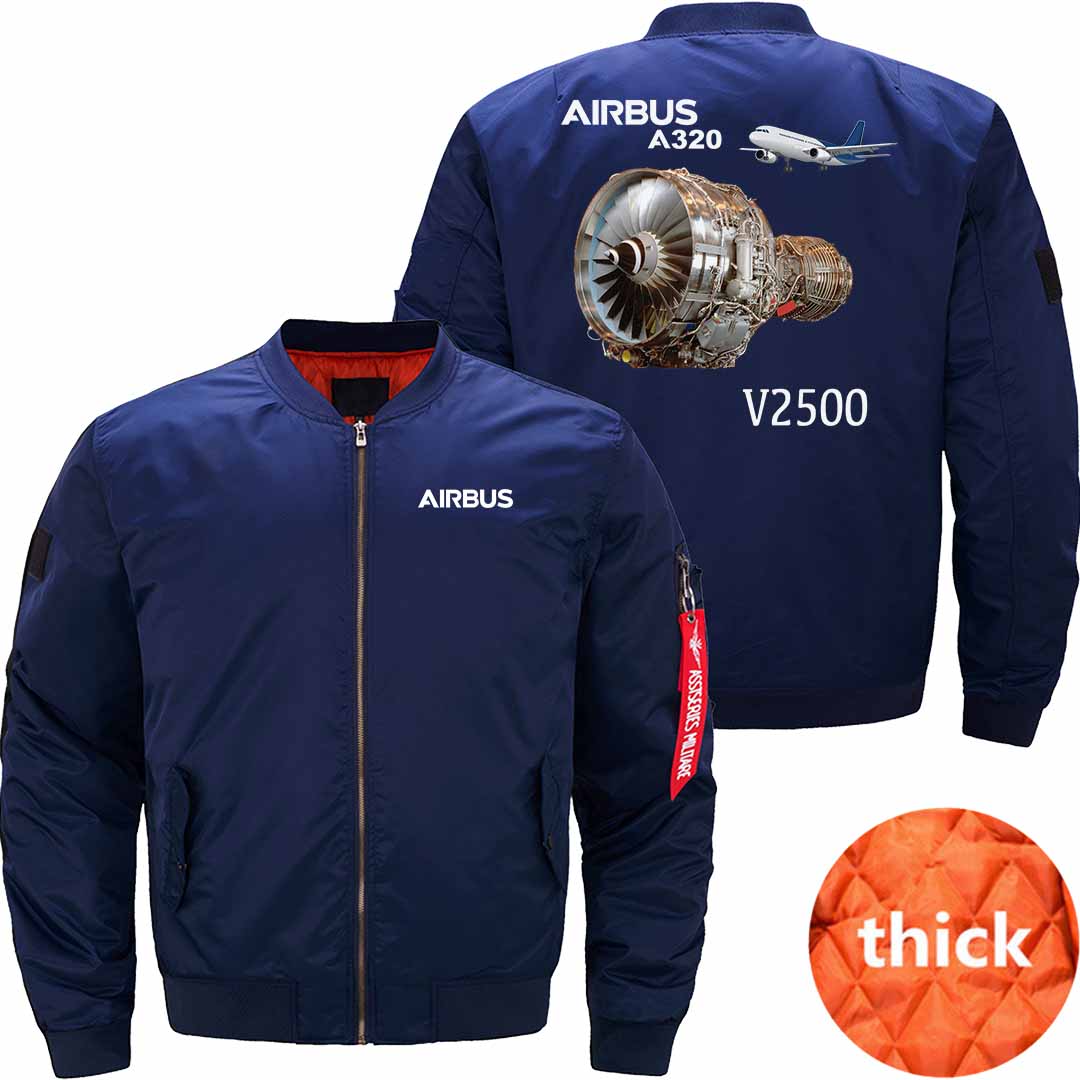 AIRBUS A320 Ma-1 Bomber Jacket Flight Jacket Aviator Jacket THE AV8R