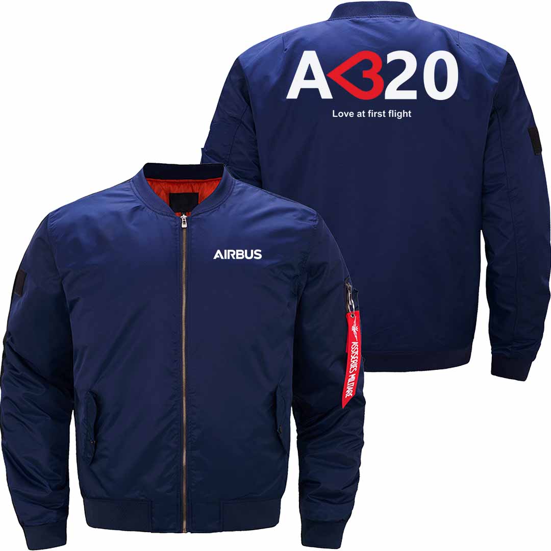 AIRBUS A320 Ma-1 Bomber Jacket Flight Jacket Aviator Jacket THE AV8R