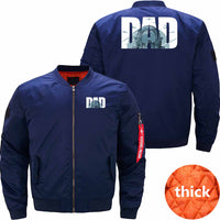 Thumbnail for Dad Pilot Father's Day Military Aviator Pilot JACKET THE AV8R