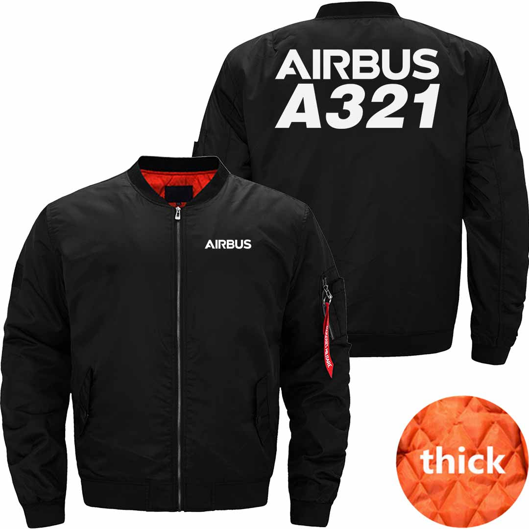 AIRBUS A321 Ma-1 Bomber Jacket Flight Jacket Aviator Jacket THE AV8R