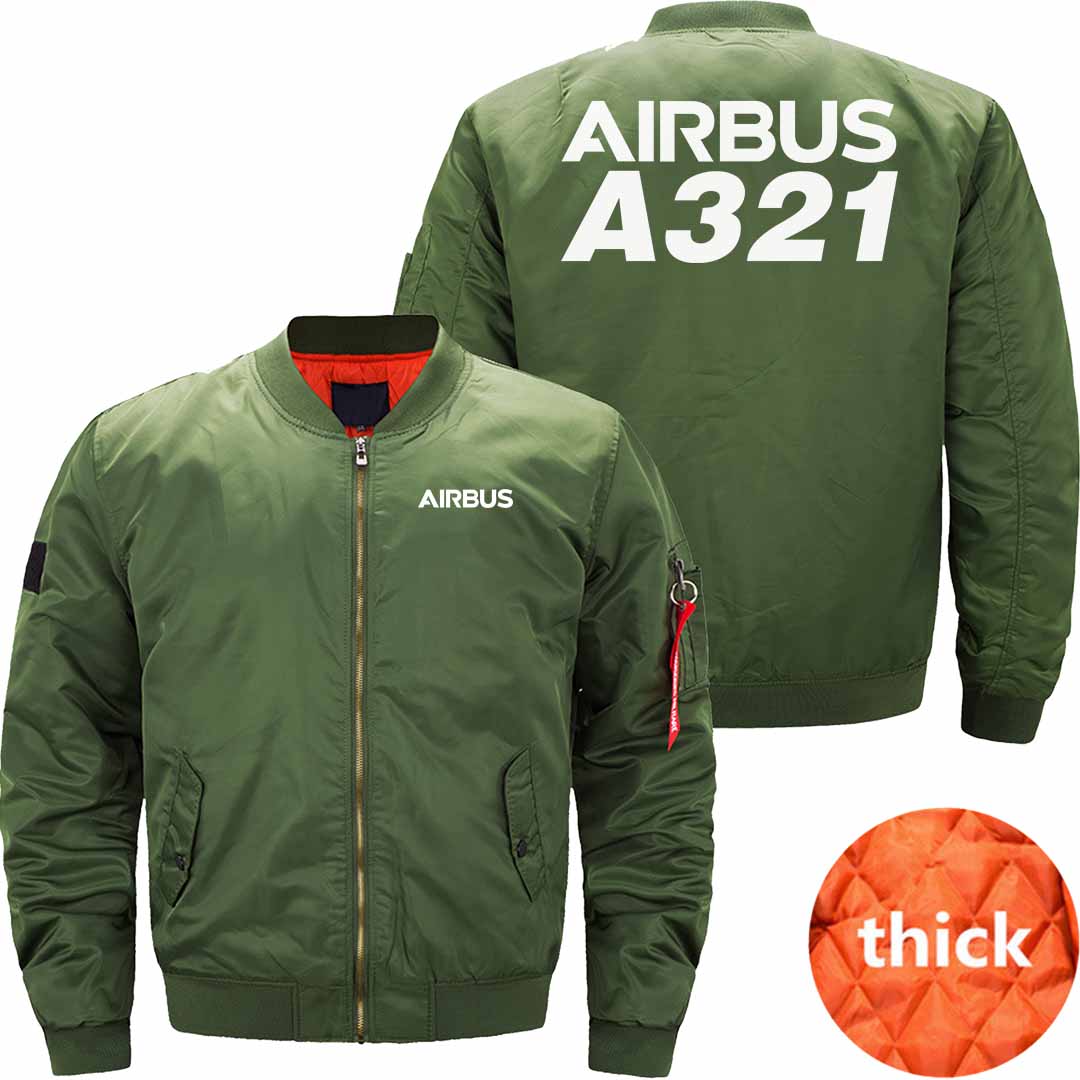 AIRBUS A321 Ma-1 Bomber Jacket Flight Jacket Aviator Jacket THE AV8R