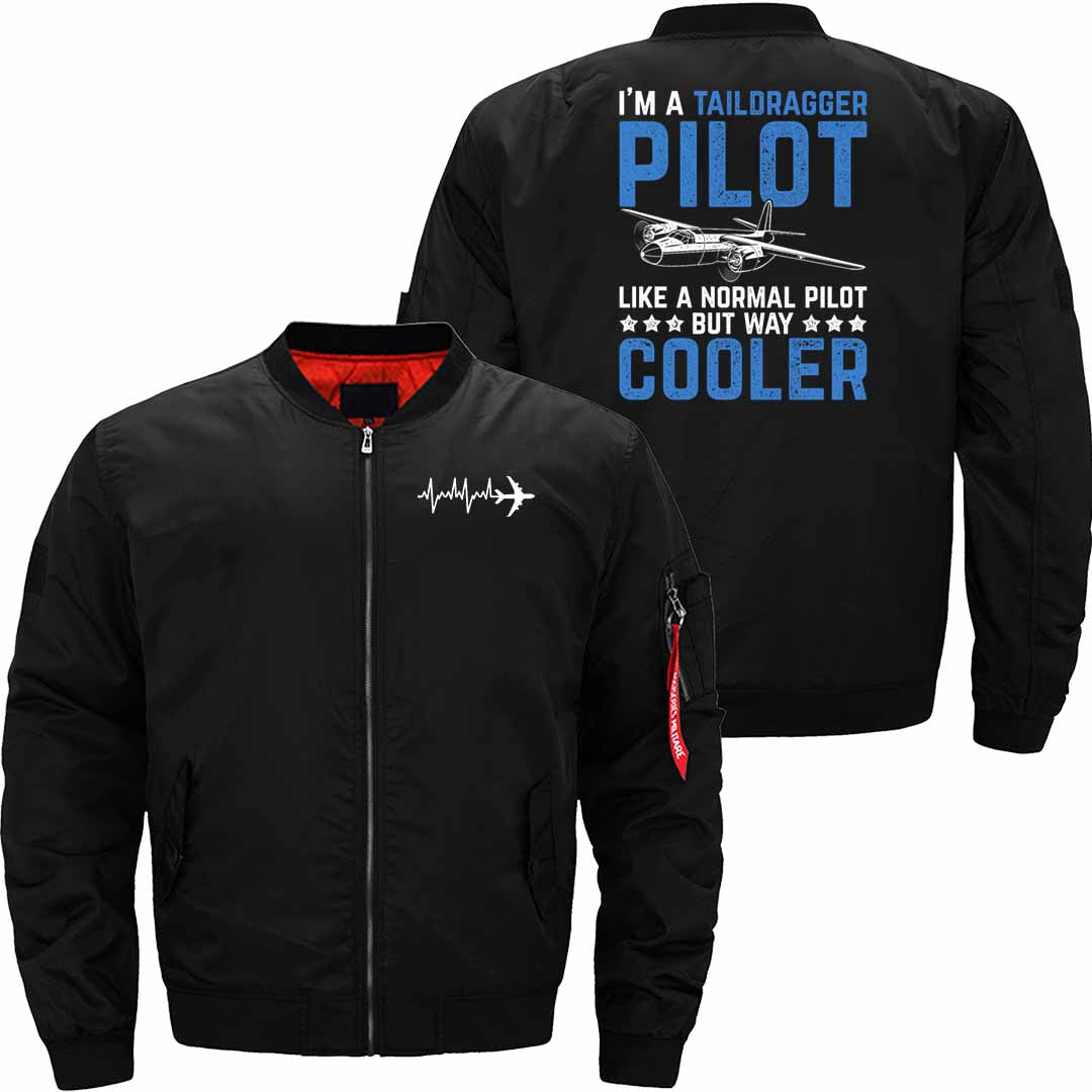 Cool Pilot Design Quote I'm A Taildragger Pilot JACKET THE AV8R