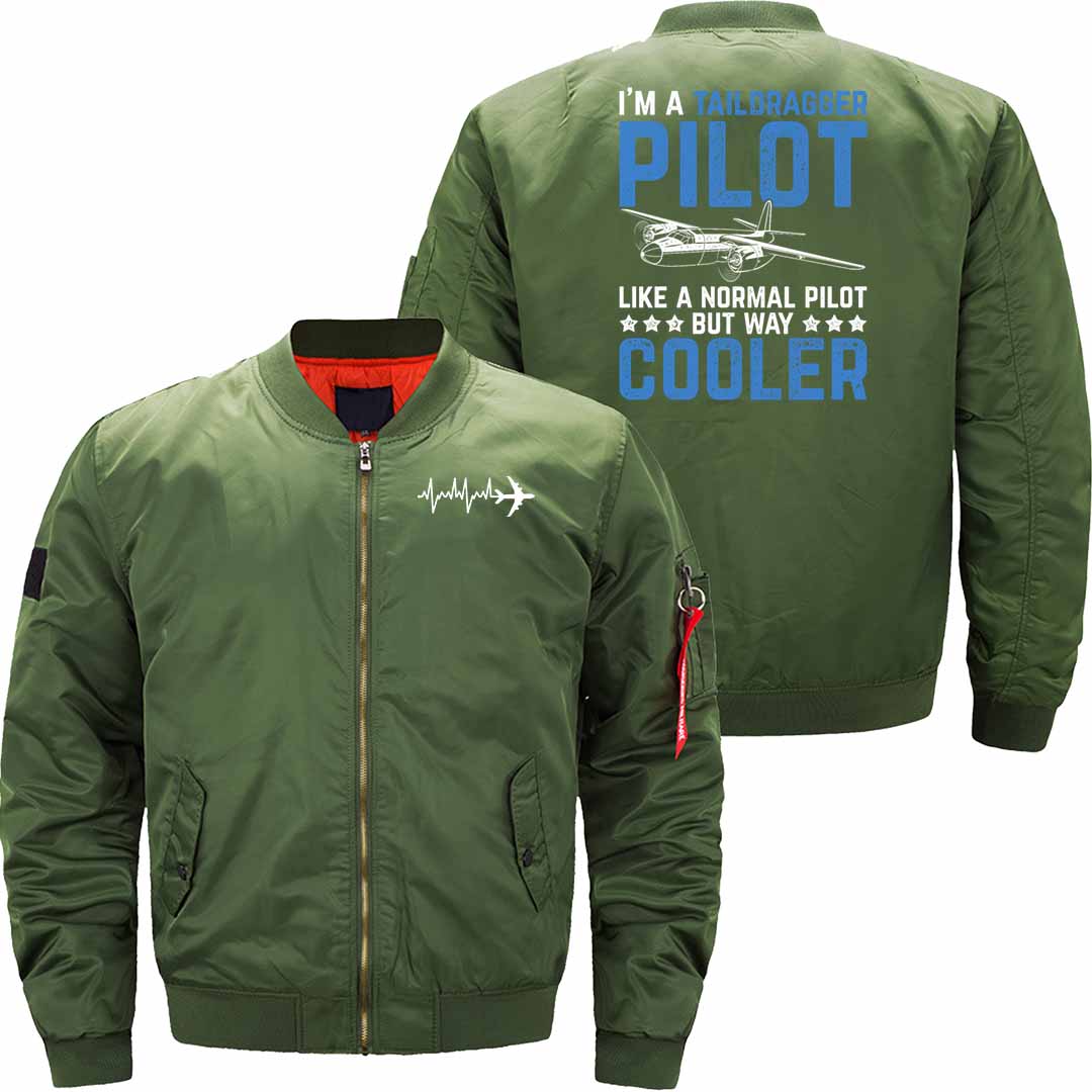 Cool Pilot Design Quote I'm A Taildragger Pilot JACKET THE AV8R