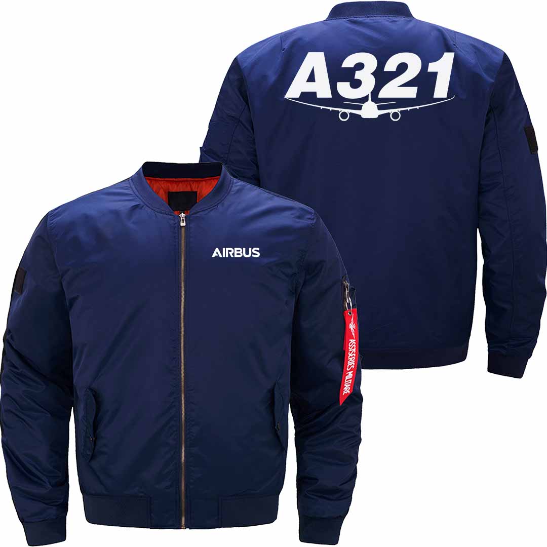 AIRBUS A321 Ma-1 Bomber Jacket Flight Jacket Aviator Jacket THE AV8R