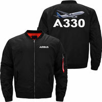 Thumbnail for AIRBUS A330 Ma-1 Bomber Jacket Flight Jacket Aviator Jacket THE AV8R