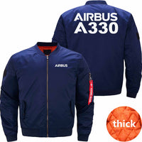 Thumbnail for AIRBUS A330 Ma-1 Bomber Jacket Flight Jacket Aviator Jacket THE AV8R