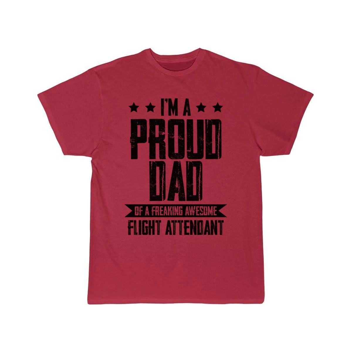 flight attendant dad papa T-SHIRT THE AV8R