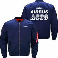 Thumbnail for AIRBUS A330 Ma-1 Bomber Jacket Flight Jacket Aviator Jacket THE AV8R