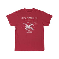 Thumbnail for How Planes Fly Airplane Aerospace Engineering T-SHIRT THE AV8R