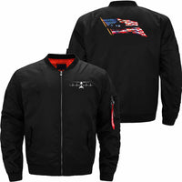 Thumbnail for HELICOPTER Ma-1 Bomber Jacket Flight Jacket Aviator Jacket THE AV8R