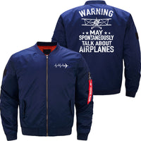 Thumbnail for May Spontaneous Talk About Airplanes - Pilot JACKET THE AV8R