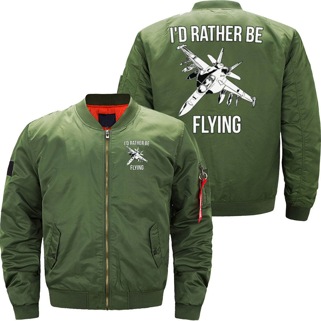 I'd rather be flying fighter jet JACKET THE AV8R