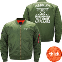 Thumbnail for May Spontaneous Talk About Airplanes - Pilot JACKET THE AV8R