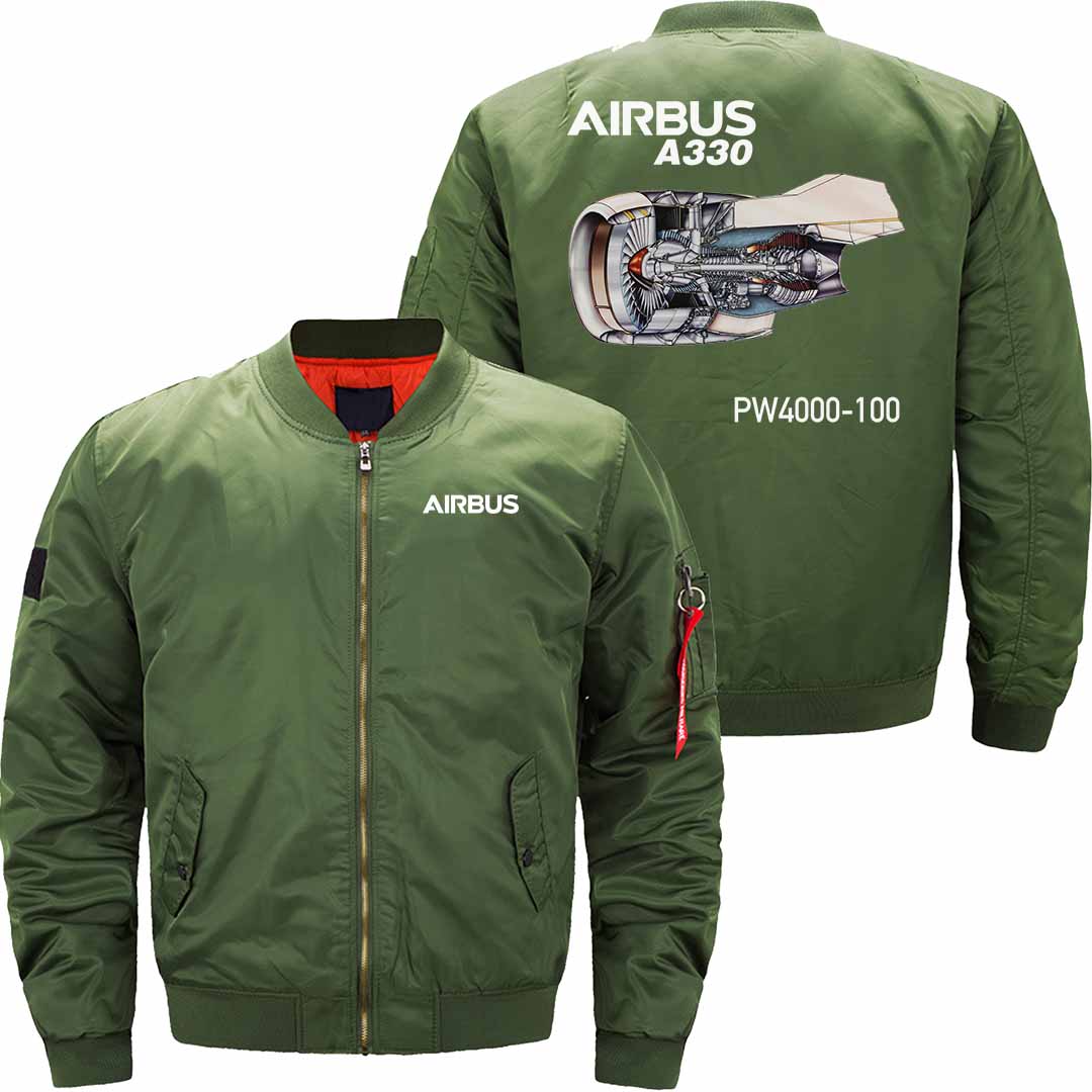 AIRBUS A330 PW4000  Ma-1 Bomber Jacket Flight Jacket Aviator Jacket THE AV8R