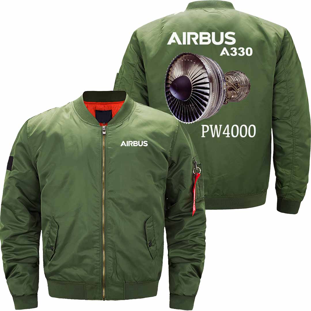 AIRBUS A330 Pratt & Whitney PW4000 aircraft engines  Ma-1 Jacket THE AV8R