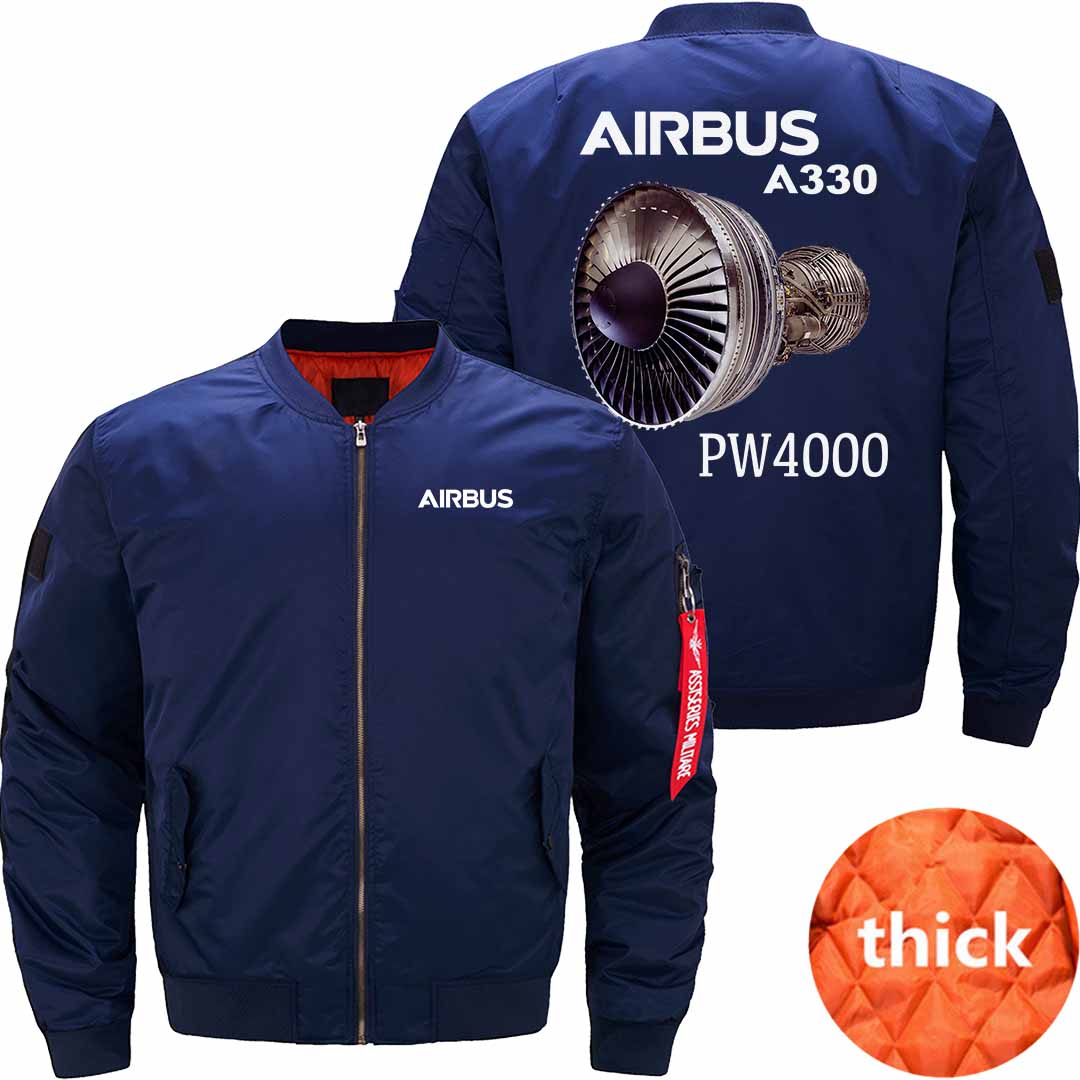 AIRBUS A330 Pratt & Whitney PW4000 aircraft engines  Ma-1 Jacket THE AV8R