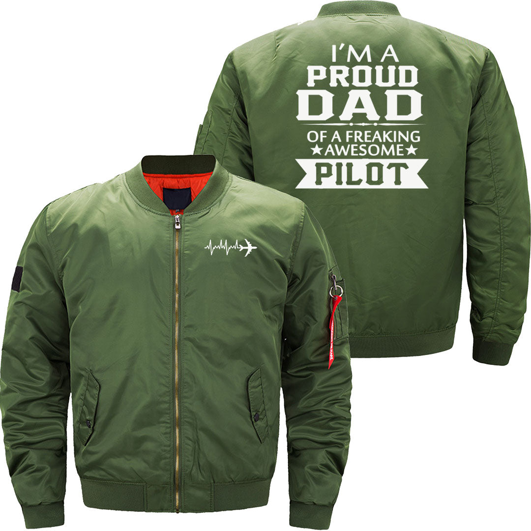 I'M PROUD PILOT'S DAD JACKET THE AV8R