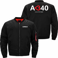 Thumbnail for AIRBUS A340 Ma-1 Bomber Jacket Flight Jacket Aviator Jacket THE AV8R