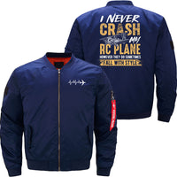 Thumbnail for I never crash my RC plane hobby flying JACKET THE AV8R