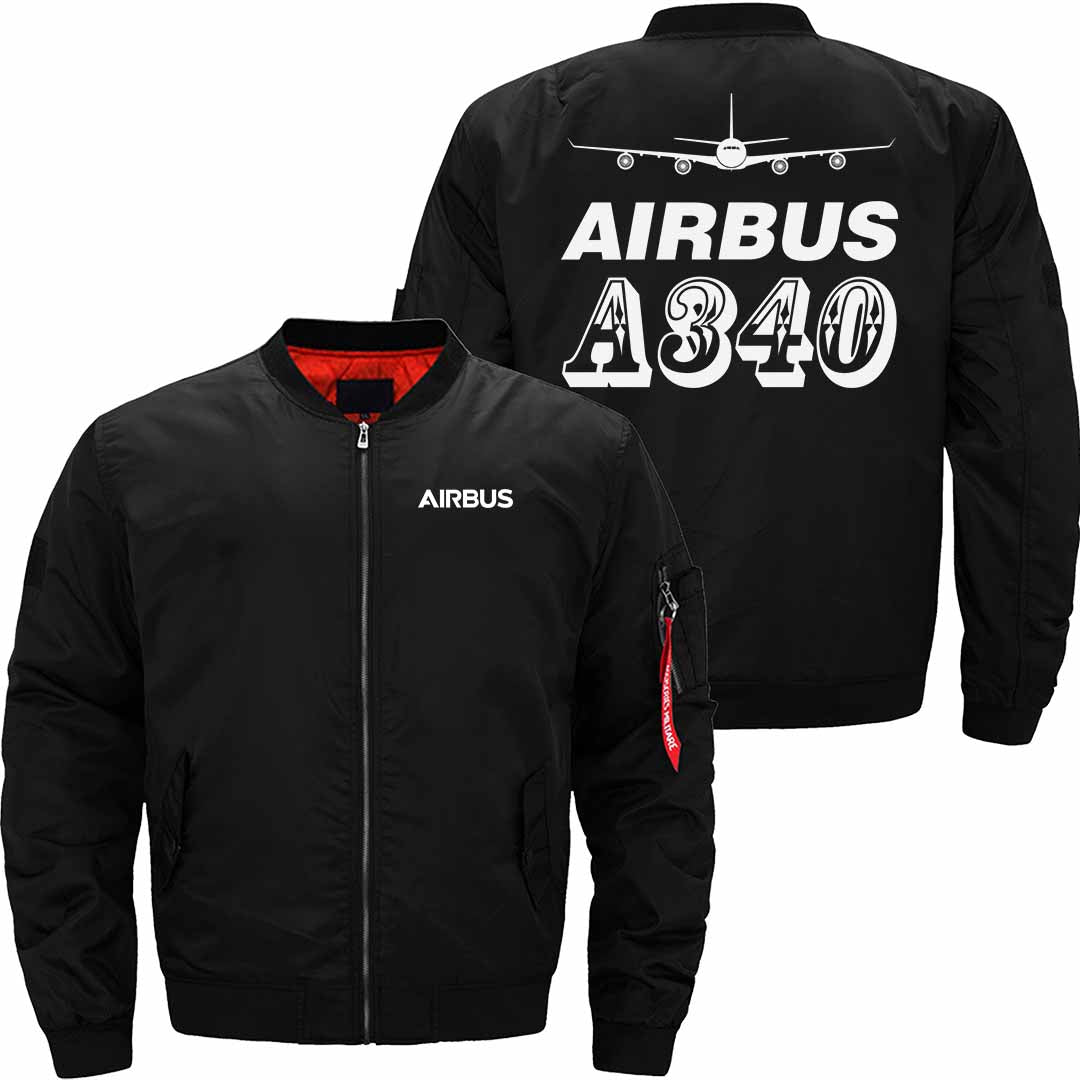 AIRBUS A340 Ma-1 Bomber Jacket Flight Jacket Aviator Jacket THE AV8R