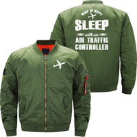 Thumbnail for Wake Up Happy Atc Work Line Art Aviation JACKET THE AV8R