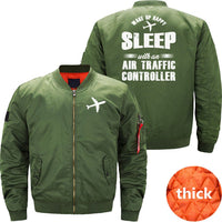 Thumbnail for Wake Up Happy Atc Work Line Art Aviation JACKET THE AV8R