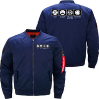 Thumbnail for Plane Spotter Eat Sleep Repeat for Planespotter JACKET THE AV8R