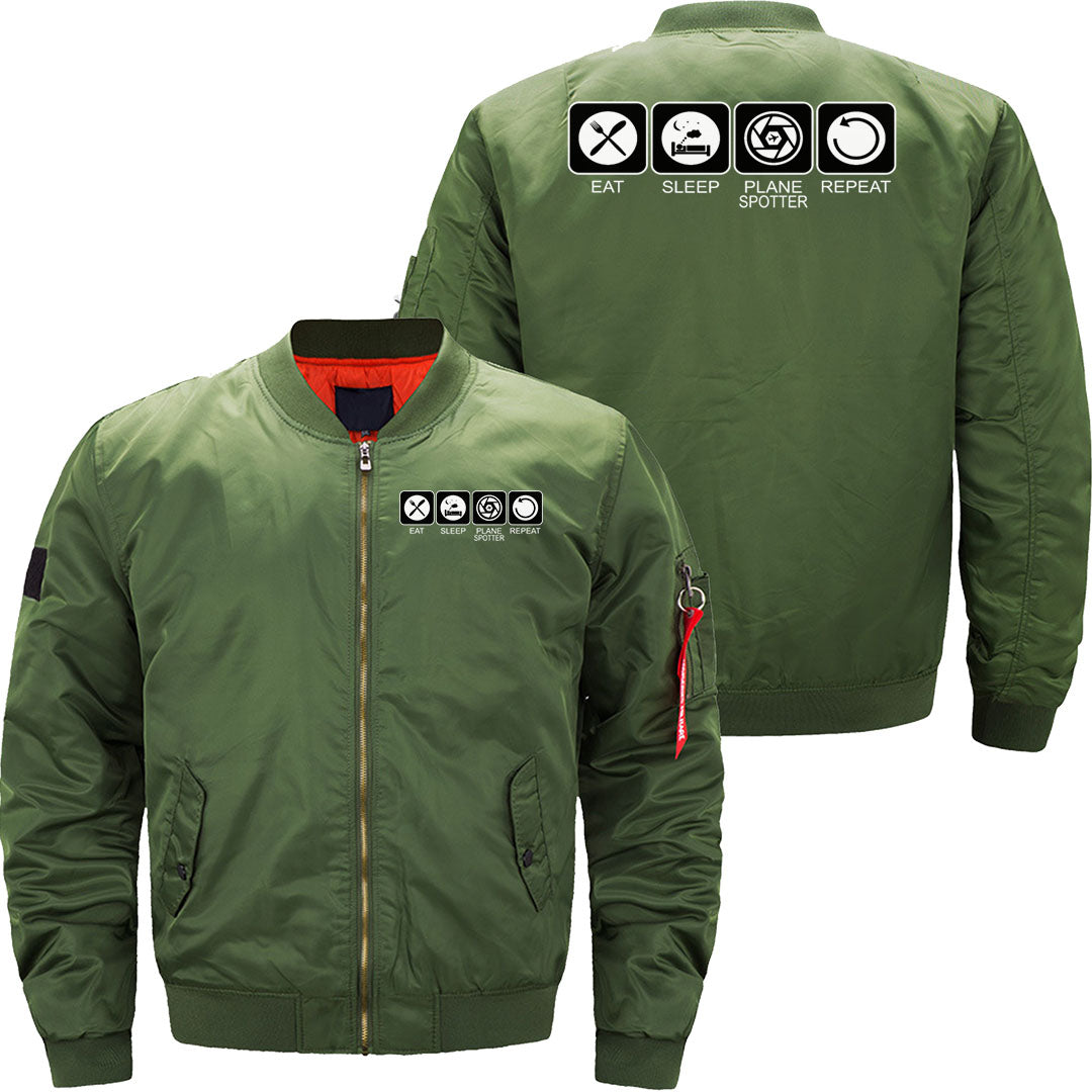 Plane Spotter Eat Sleep Repeat for Planespotter JACKET THE AV8R